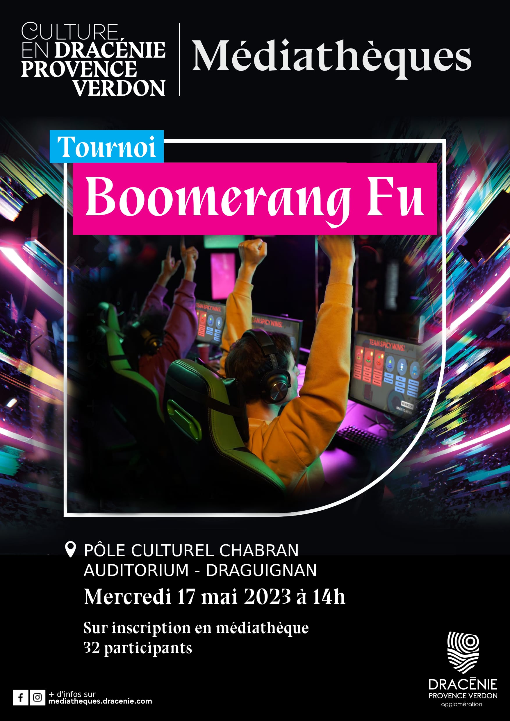 Participez au tournoi boomrang fu !