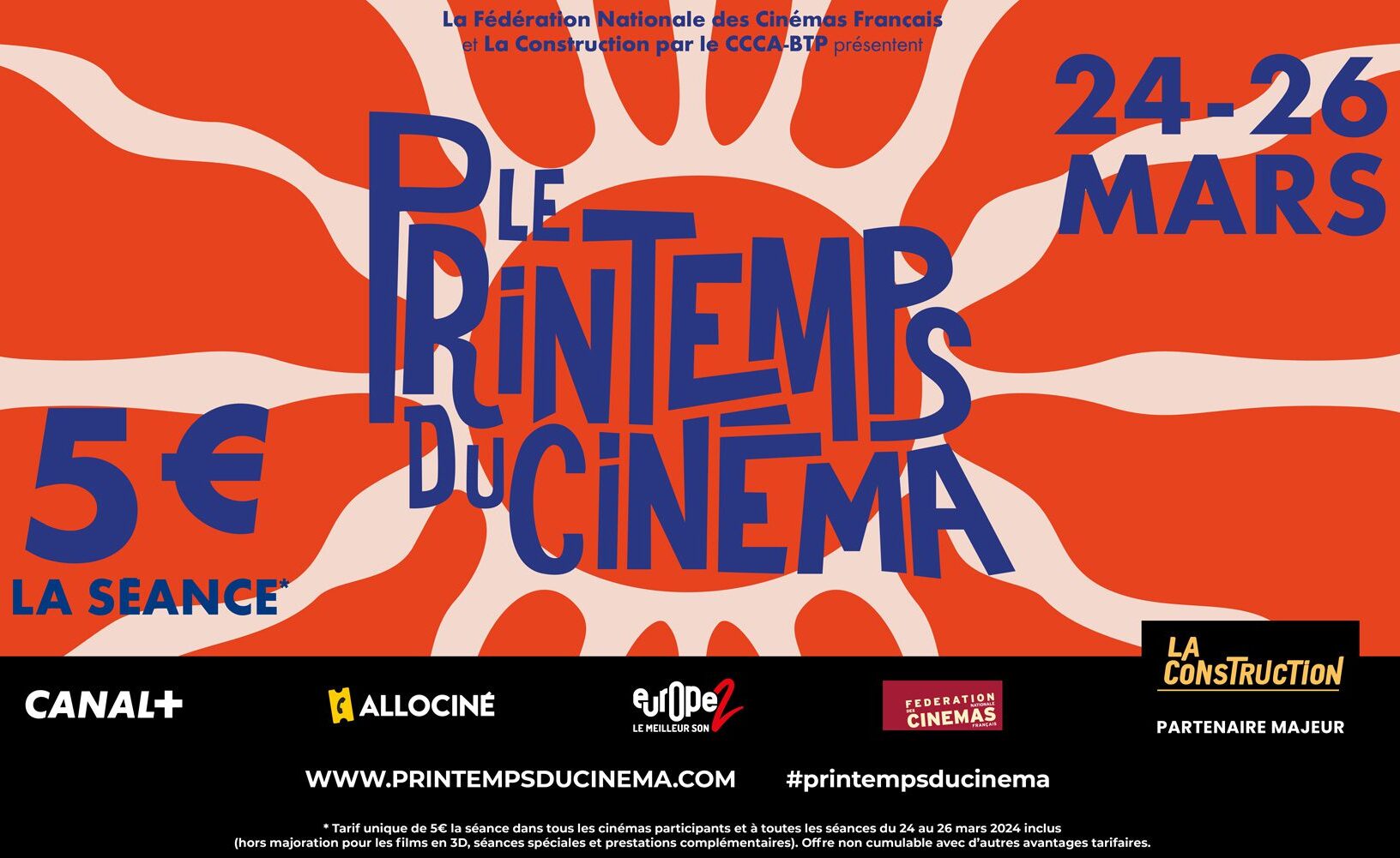 🎥 Le Printemps du Cinéma – 25e édition !💐
