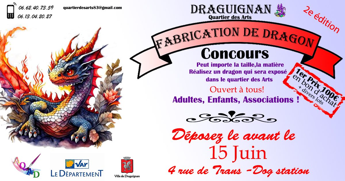 🐉 Concours de Dragon 2e édition !