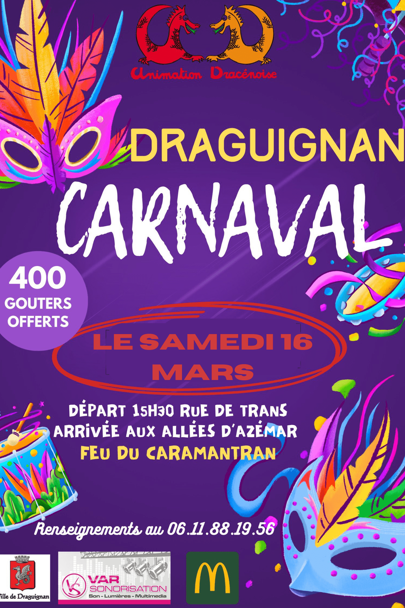 🥳 C'est carnaval ! REPORTÉ AU 16 MARS